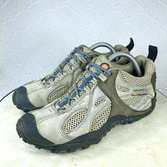 Merrell Sneakers Womens Sz 7 Gray Chamaeleon Arc Wind Hiking Trail Vibram Shoes - Picture 5 of 12